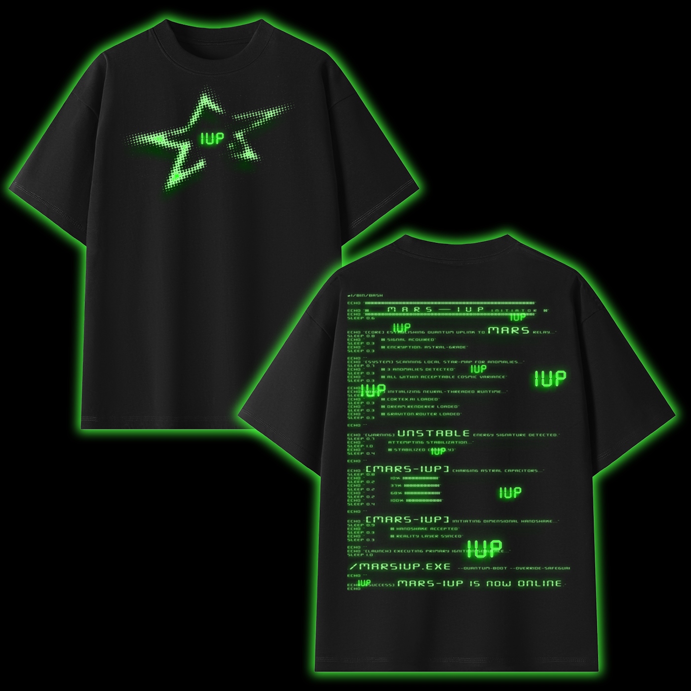 CODE MARS1UP GREEN T-Shirt