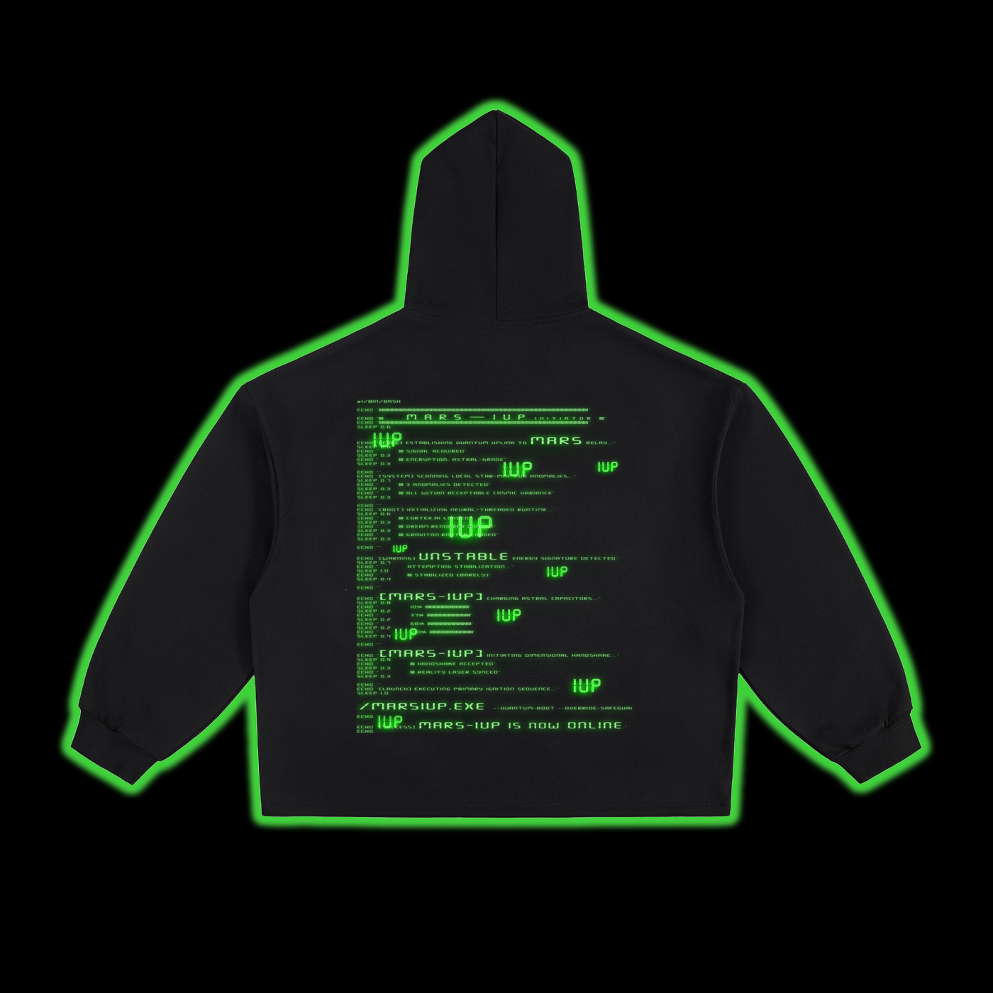 CODE MARS1UP GREEN Hoodie